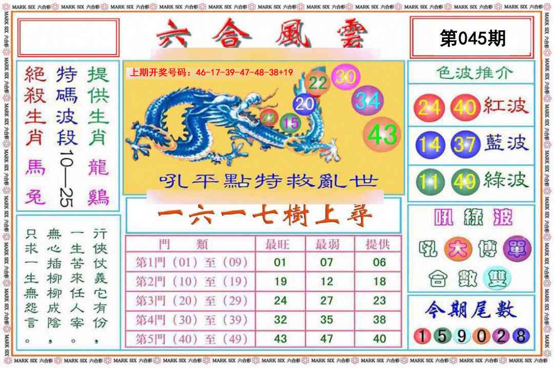 045期六合风云[图]