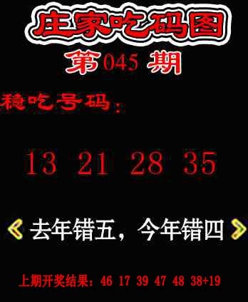 045期庄家吃码图[图]