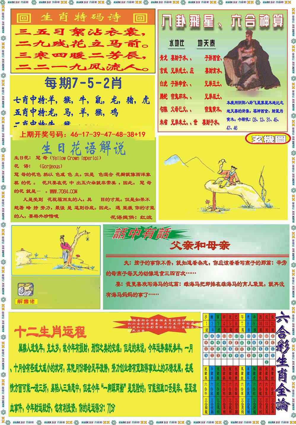 045期九龍马经B(推荐)[图]