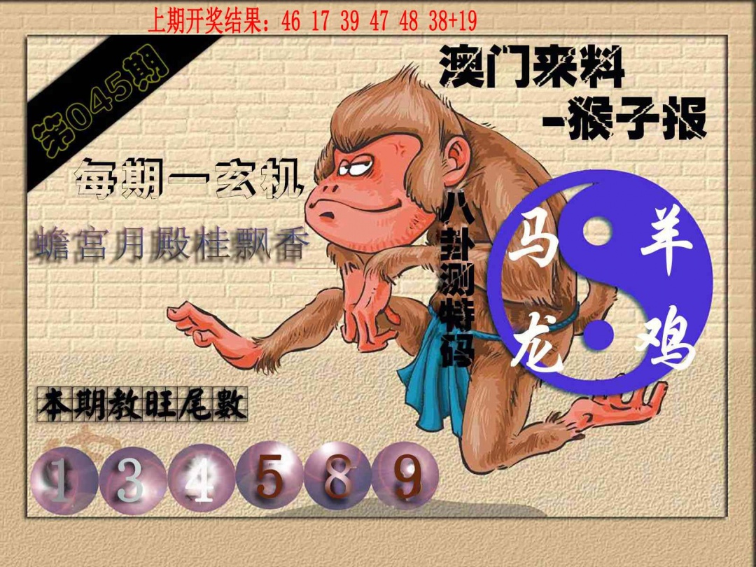045期(来料)猴报[图]