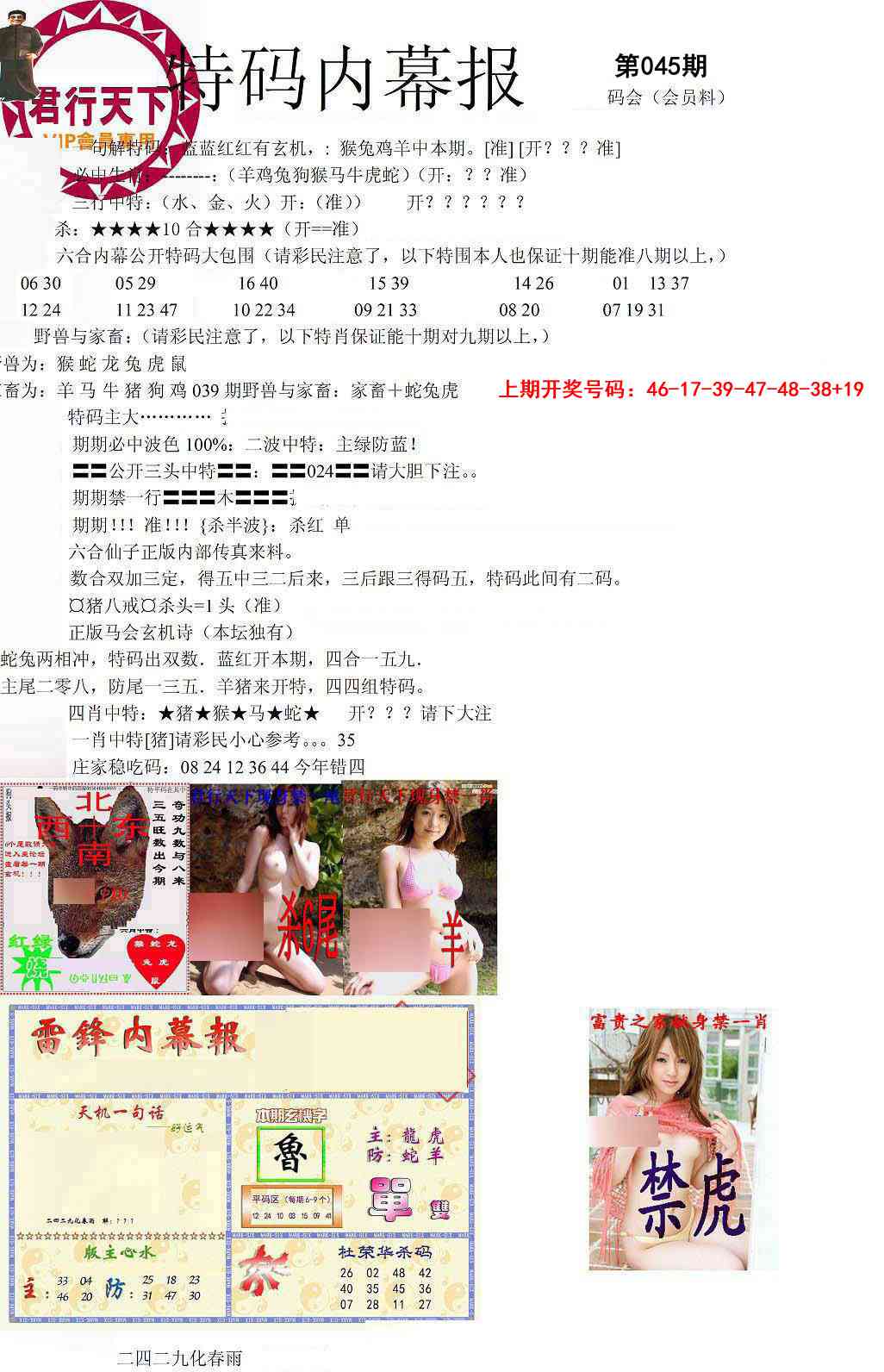 045期特码内幕报[图]
