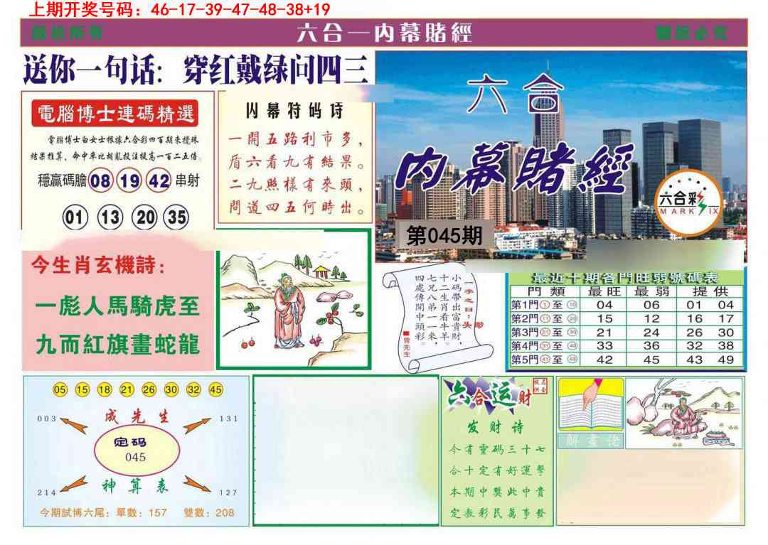 045期内幕赌经[图]