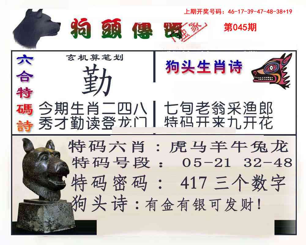 045期狗头传密[图]