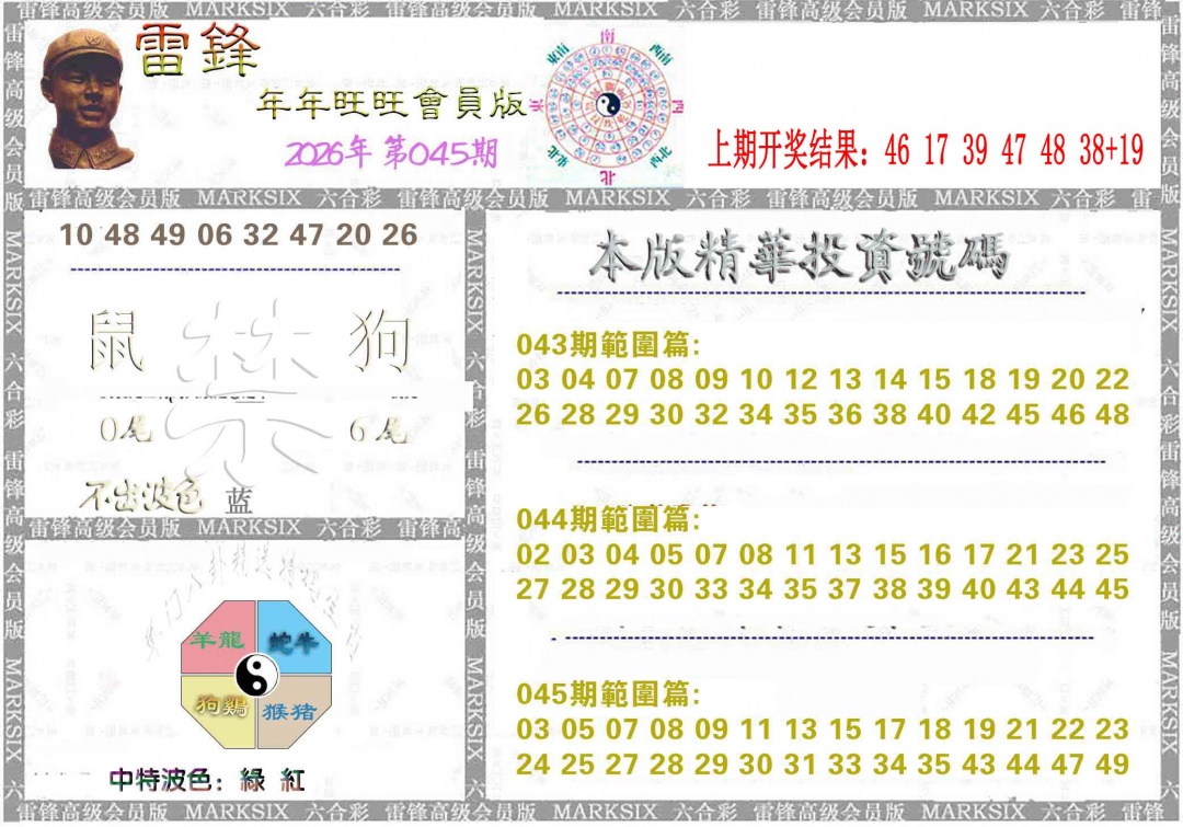 045期雷锋鼠年旺旺版[图]