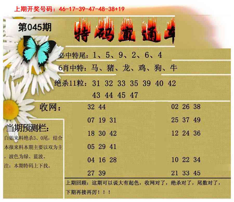 045期特码直通车[图]