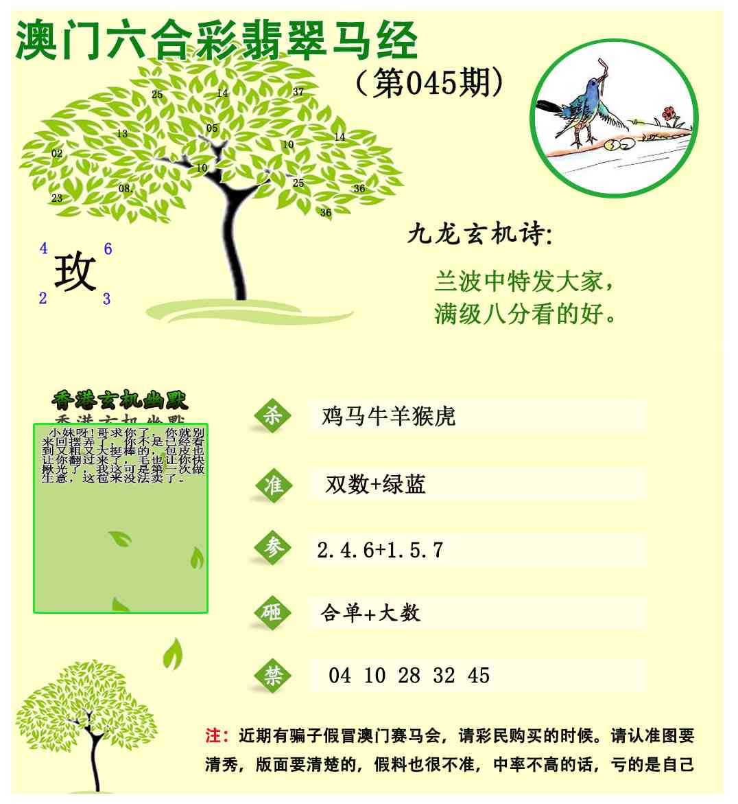 045期翡翠马经[图]