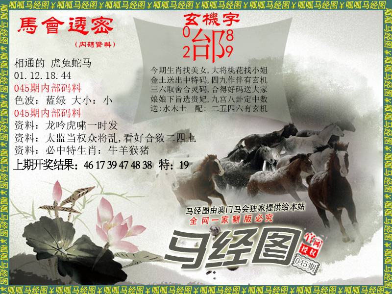 045期马经9[图]