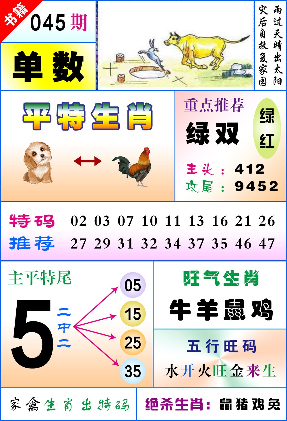 045期澳门风水平特[图]