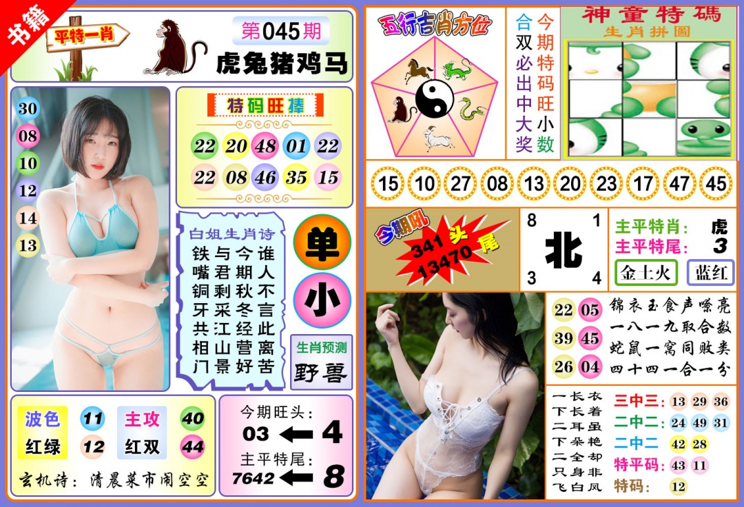 045期澳门五行白姐[图]