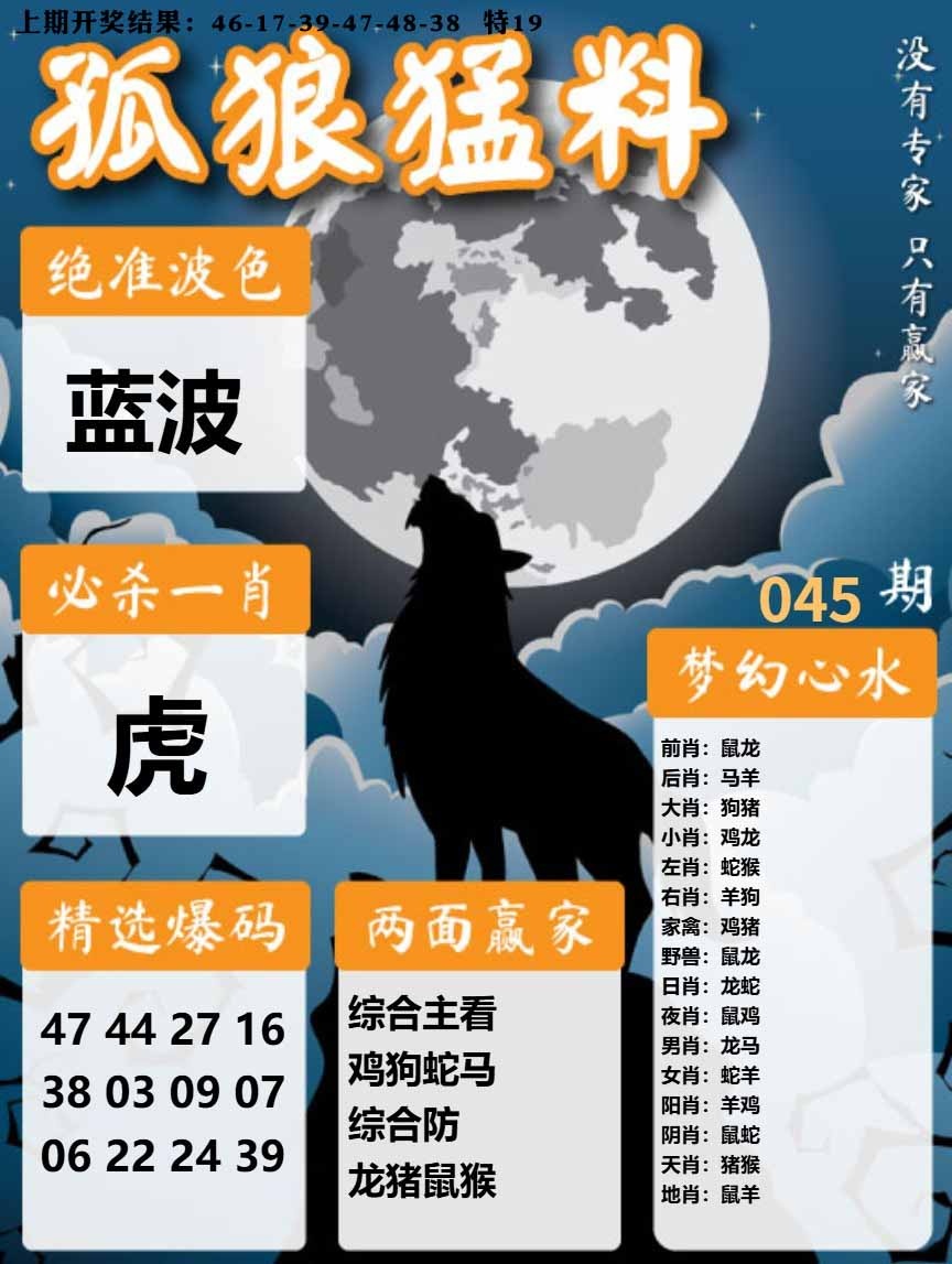 045期孤狼猛料[图]